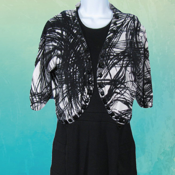 Artsy Impressionist Shrug by Kenar Jeweled - Picture 1 of 8